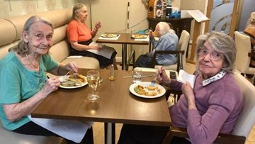Huddersfield Residents enjoy good food and even better company